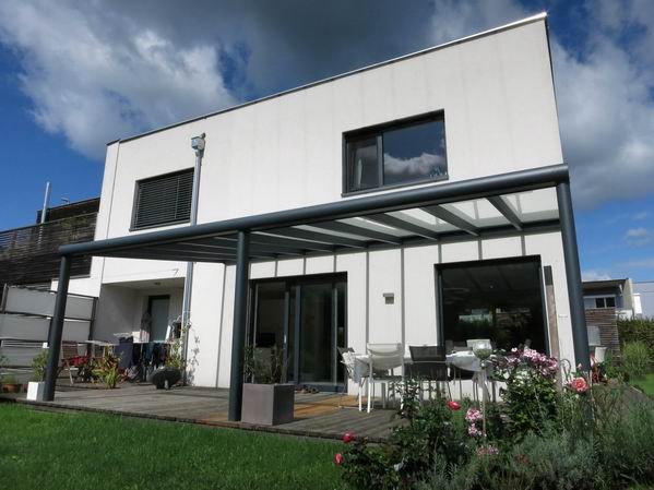 Terrassendach 8 Meter breit